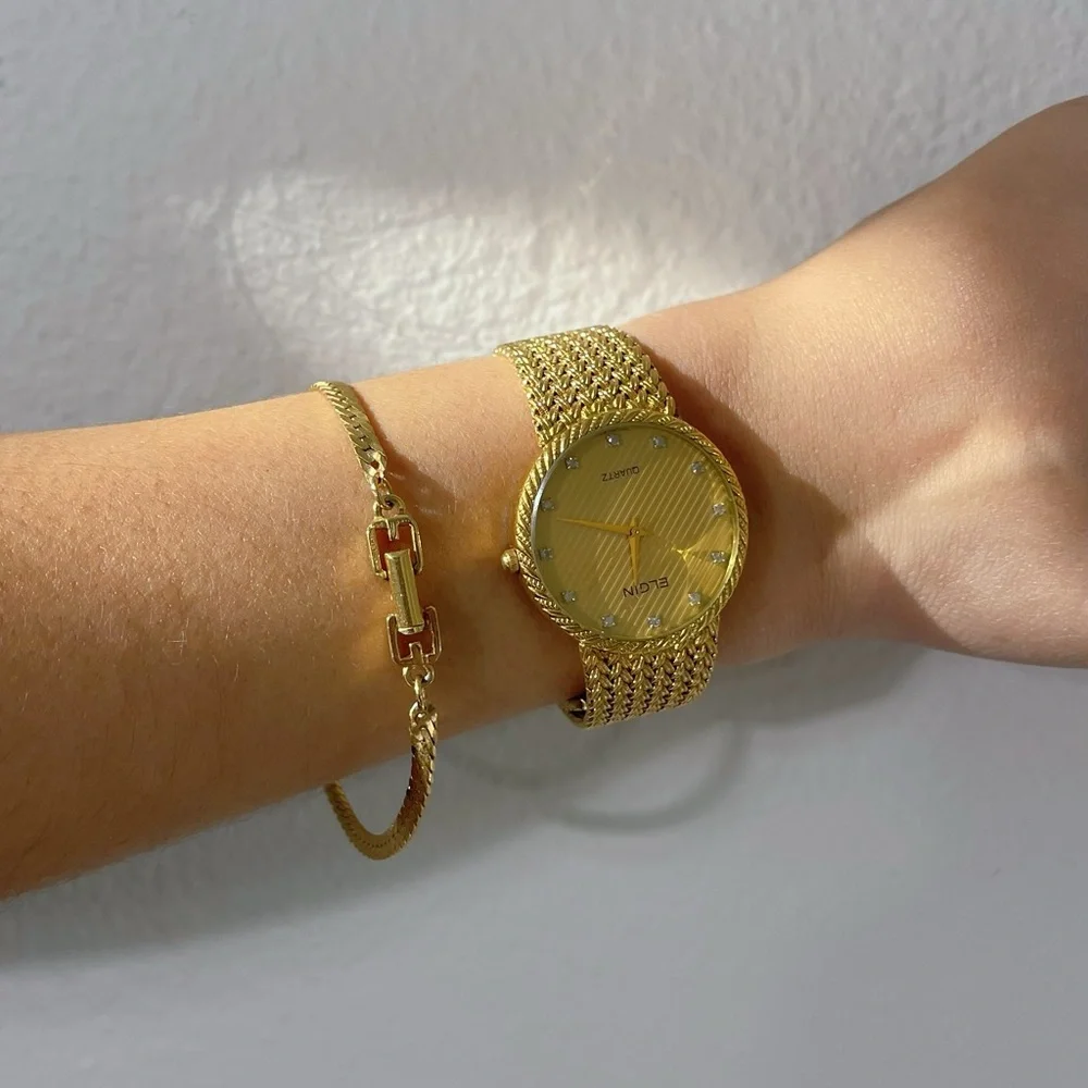 Vintage Givenchy chain bracelet in gold tone. - Picture 4 of 14